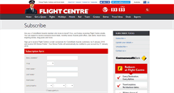 Desktop Screenshot of cba.flightcentredeals.com.au
